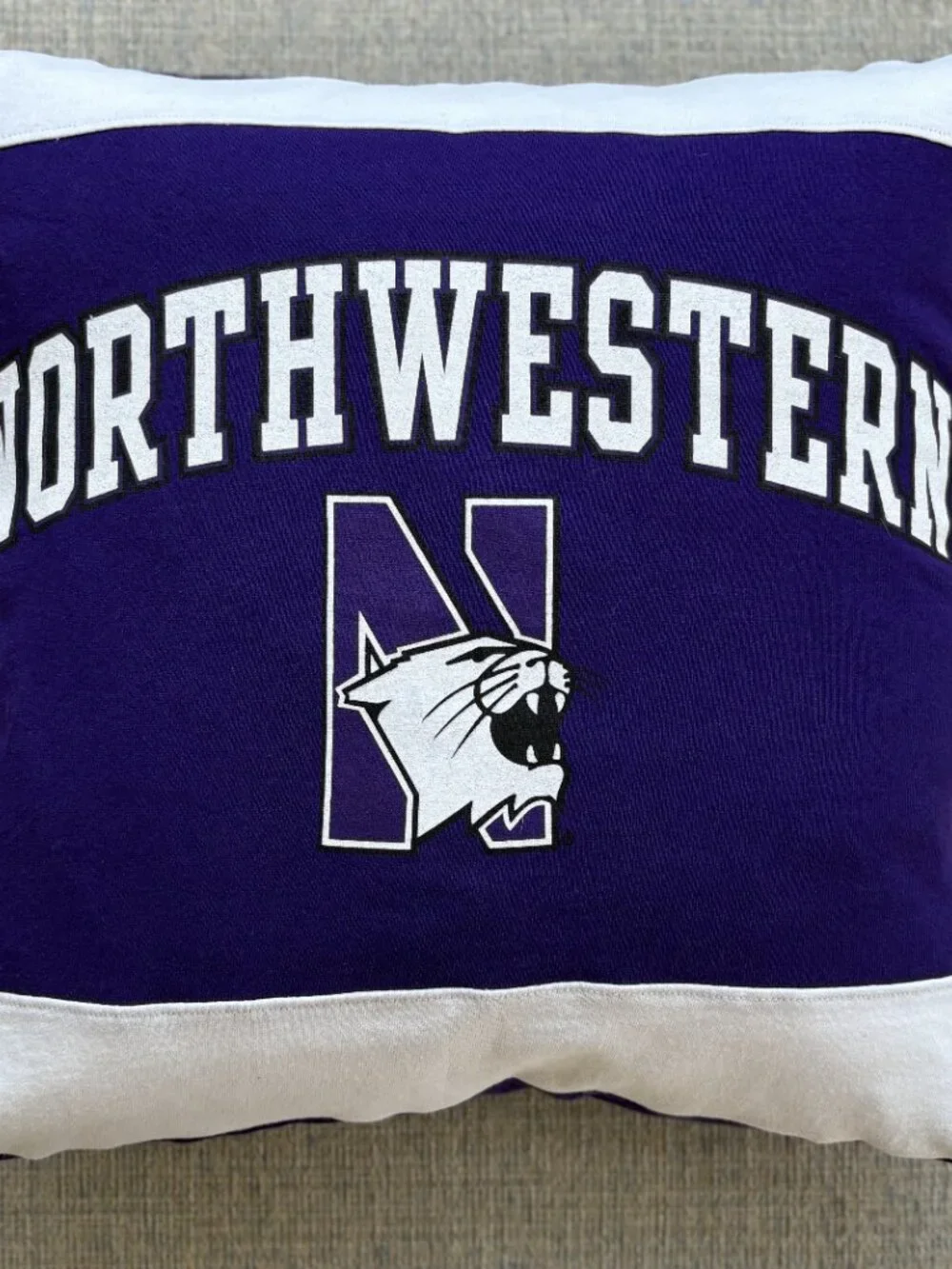 Northwestern University Wildcats Handmade reworked 16